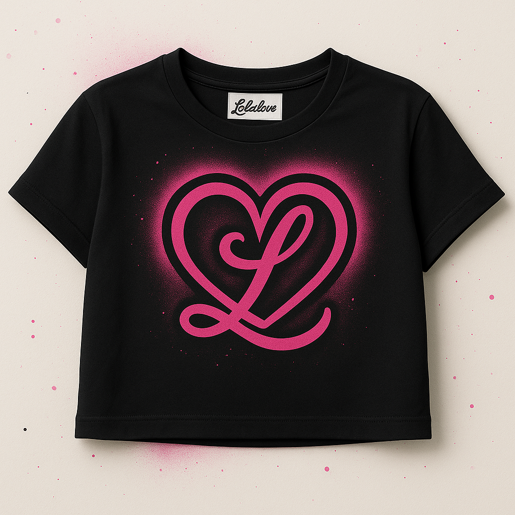 LoLaLove Crop Top – Heart-L Edition