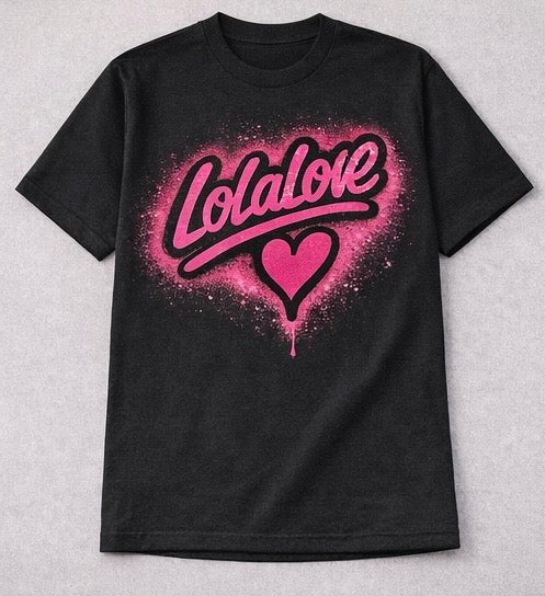 LoLaLove Classic Tee – Signature Script