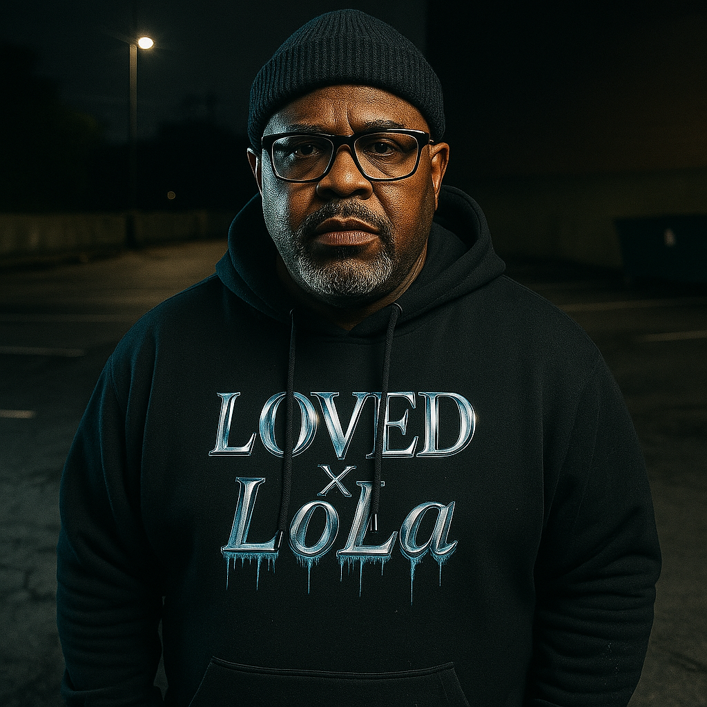 LovedxLola Men's Urban Hoodie - Drip Logo Collection
