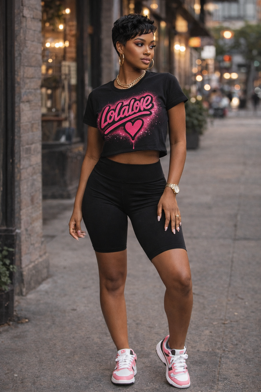 LoLaLove Crop Top – Heart-L Edition